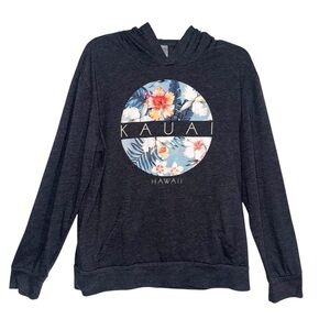 Aloha Light Sweatshirt Darker Gray Woman Size Large